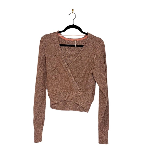 FREE PEOPLE Going for Gold Sweater in Rose - Picture 2 of 12